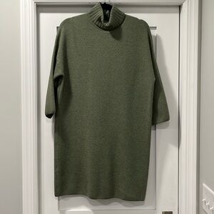 Turtleneck sweater dress 3/4 sleeve size S